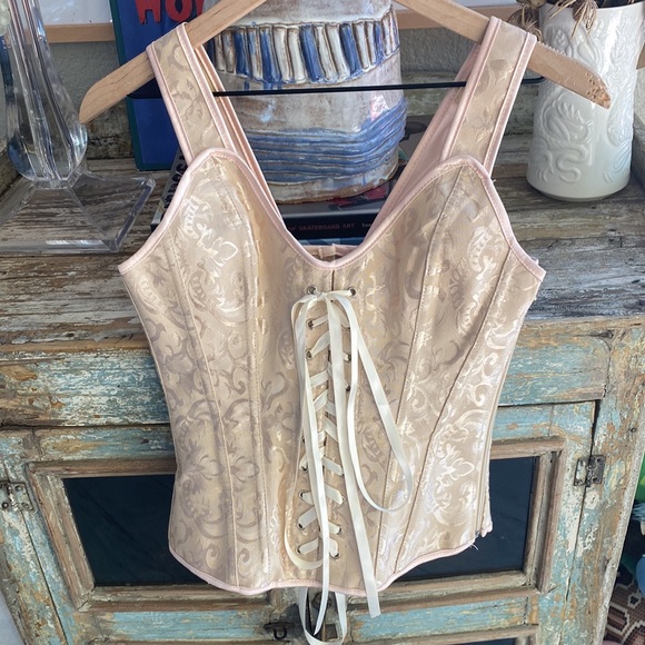 Steampunk Waist Training Corset Bustier Overbust Top Shaper - Small - Picture 2 of 9